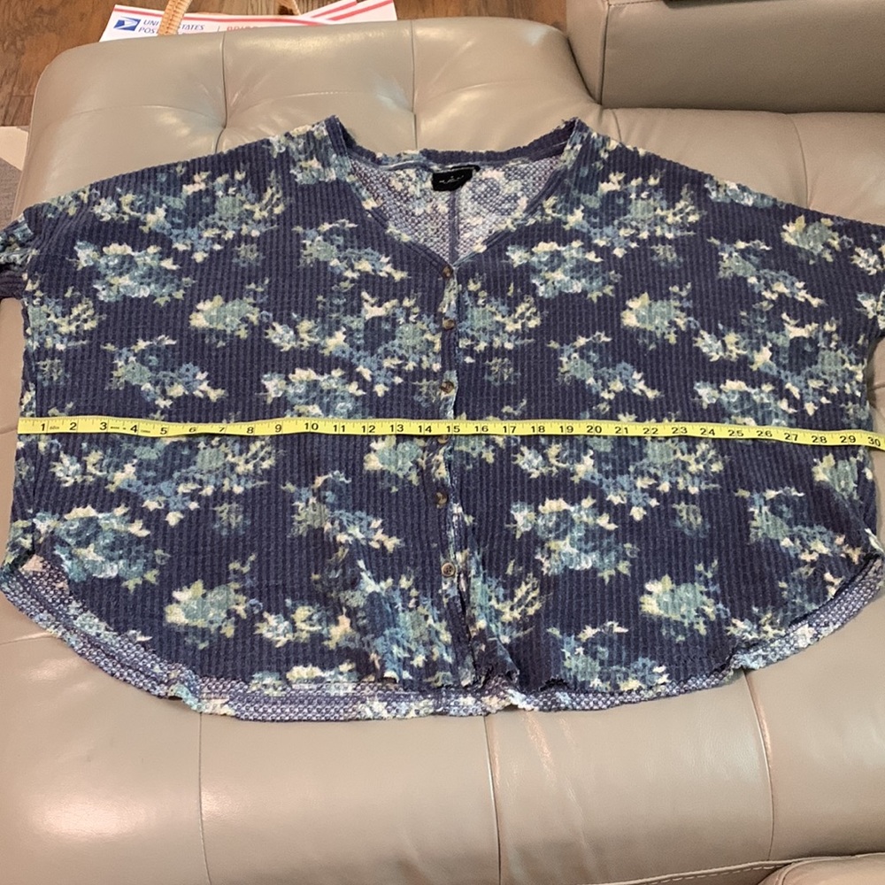 Out From Under Blue Floral Cardigan - Picture 6 of 7